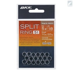 BKK SPLIT RING -41 NO:5 18PCS - 1