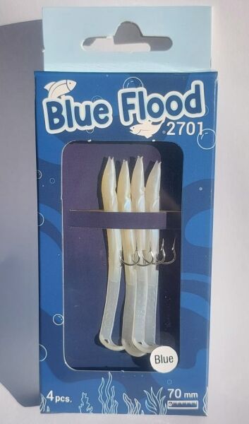 BLUE FLOOD BLUE 70MM 4PCS SİLİKON YEM - 1