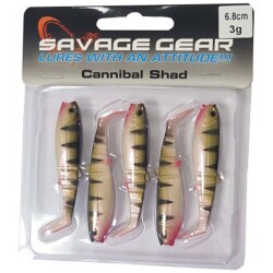 CANNIBAL 6,8CM 5PCS PERCH - SAVAGE GEAR