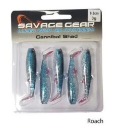 SAVAGE GEAR CANNIBAL 6,8CM 5PCS ROACH SİLİKON YEM - CANNIBAL