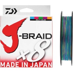 DAIWA JBRAID 8B 300M, 0,13MM D.GREEN IP MISINA - 1