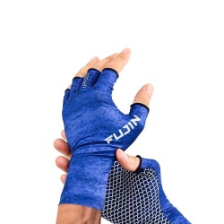 Fujin Pro Angler Summer Gloves Blue #M/L - FUJIN