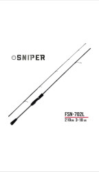 FUJIN SNIPER 210CM 3-18GR LIGHT SPIN KAMIS FSN-702 - 1