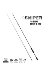 Fujin Sniper 240cm 10-30grSpin Kamışı - 