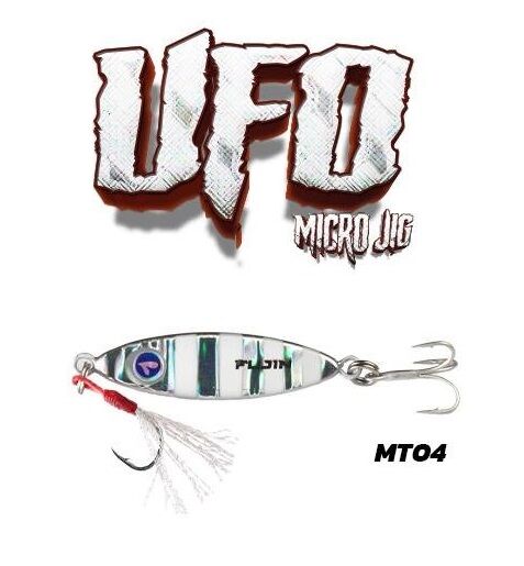 Fujin UFO Micro Jig 10gr MT04Zebra Glow - 1