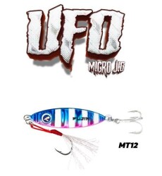 Fujin UFO Micro Jig 10gr MT12Blue Pink Zebra Glow - FUJIN