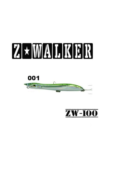 FUJIN Z-WALKER 100F HALFGREEN #001 10CM 11GR - 1