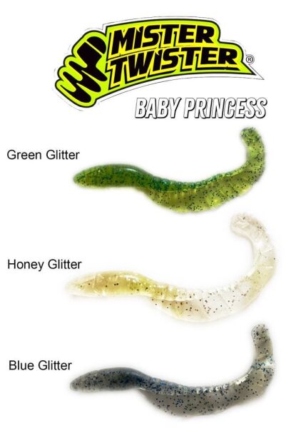 MISTER TWISTER PRINCESS GREEN GLITTER SAHTE 5PCS - 2