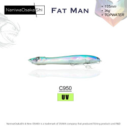 NANIWAOSAKASHI FAT MAN 135MM 26GR TOPWATER C950 SAHTE BALIK - 1