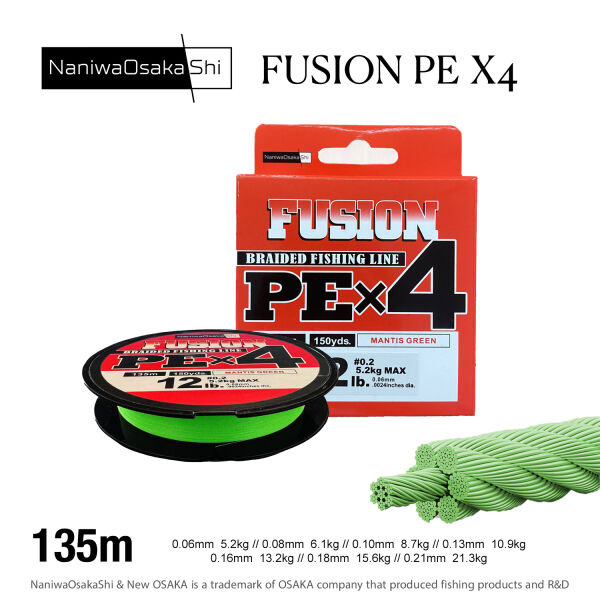 NANIWAOSAKASHI FUSION 4X 135MT 0,06MM IPEK IP - 1