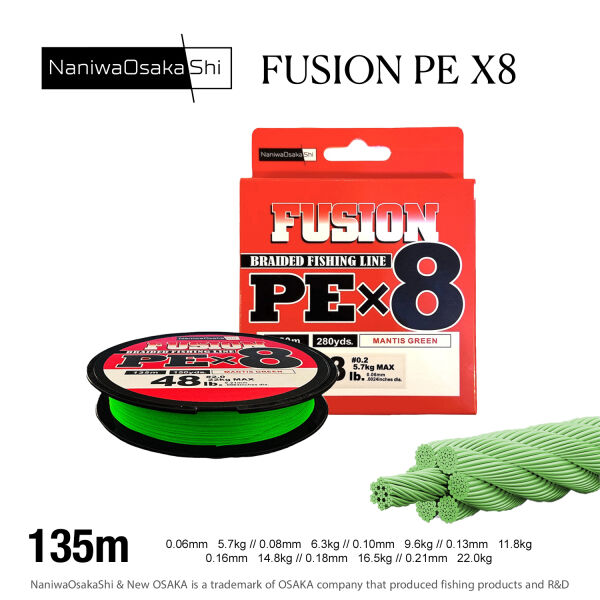 NANIWAOSAKASHI FUSION 8X 135MT 0,06MM IPEK IP - 2