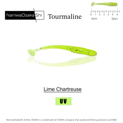 NANIWAOSAKASHI TOURMALINE 6CM LIMECHARTREUSE SAHTE - 1