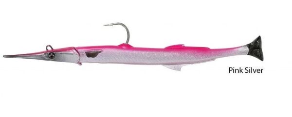 NEEDLEFISH PULSETAIL 2+1 14CM 12GR PINK SILVER - 1