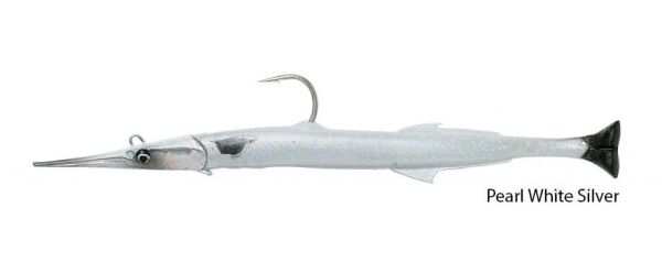 NEEDLEFISH PULSETAIL 2+1 18CM 26GR PEARL WHITE SIL - 1