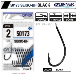 OWNER 50173 No:3/0 Seigo-Bh Black - OWNER