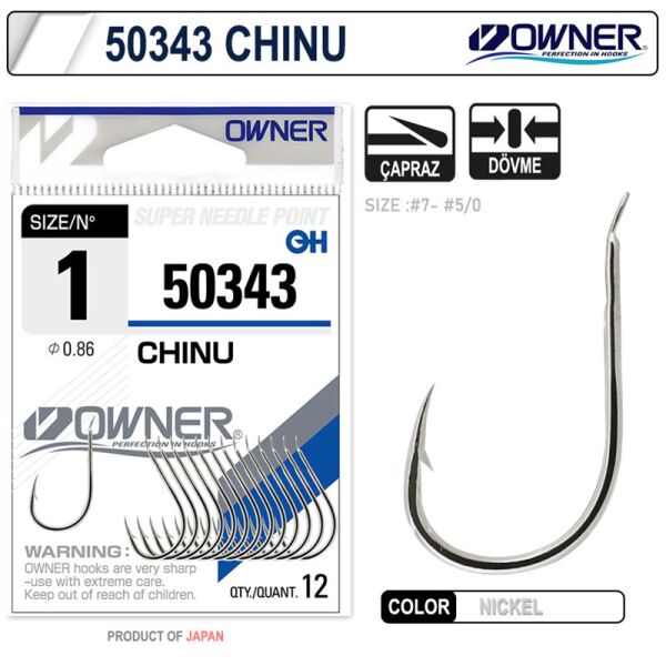 OWNER 50343 NO:3 CHINU WHITE 14 PCS - 1