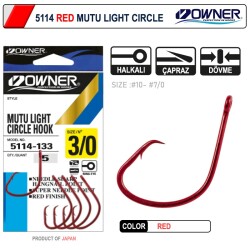 OWNER 5114 RED NO:6 MUTU LIGHT - OWNER