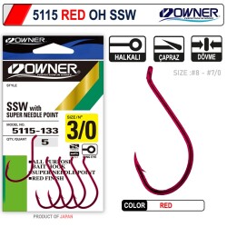 OWNER 5115 RED No:5/0 Oh Ssw - OWNER