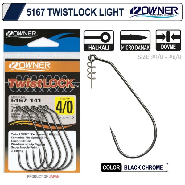 OWNER 5167 NO:2/0 TWISTLOCK LIGHT BC - 1