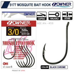 OWNER 5177 NO:3/0 MUSQOITO HOOK BC - OWNER