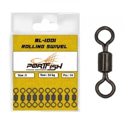 PORT FISH BL1001 NO.8 BILYELI FIRDONDU 20LI PK - 1