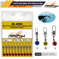 PORT FISH BL6015 NO.S STOPERLI KLIPS 5 ADET - 1