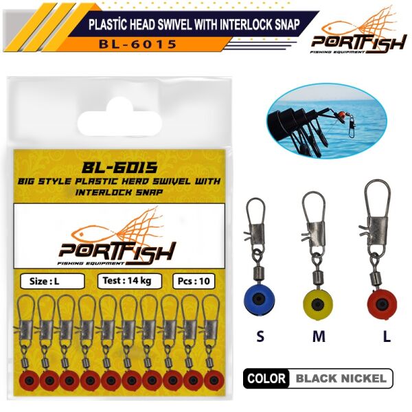 PORT FISH BL6015 NO.S STOPERLI KLIPS 5 ADET - 1