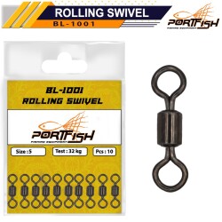 PORTFISH BL1001 No:3 Fırdöndü 10pcs - PORT FİSH