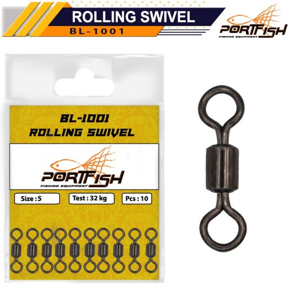 PORTFISH BL1001 No:5 Fırdöndü 10pcs - 1