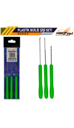 Portfish Boili Şişi Plastik 3 Lü Set - 