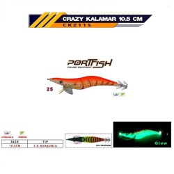 PORTFISH CRAZY KALAMAR ZOKASI 3GR 10,5CM C:25 - 1