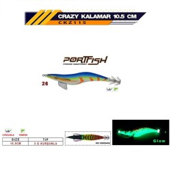 PORTFISH CRAZY KALAMAR ZOKASI 3GR 10,5CM C:26 - 1