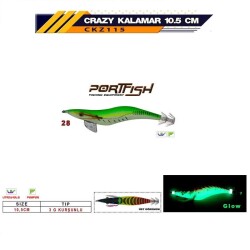 PORTFISH CRAZY KALAMAR ZOKASI 3GR 10,5CM C:28 - PORT FISH