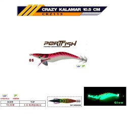 PORTFISH CRAZY KALAMAR ZOKASI 3GR 10,5CM C:5 - PORT FISH