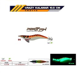 PORTFISH CRAZY KALAMAR ZOKASI 3GR 10,5CM C:6 - 1