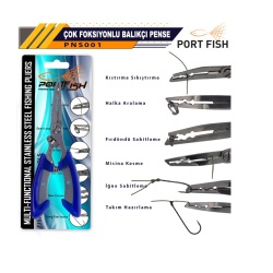 PORTFISH BALIKÇI PENSESİ MAVİ - PORT FİSH