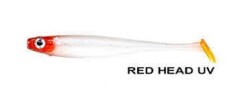 RYUJI MISTER SHAD 10CM ,7GR , RED HEAD UV - 1