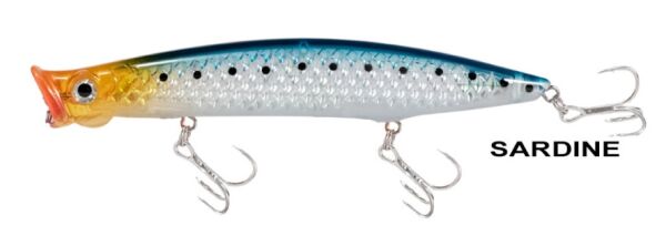 RYUJI POP EYE TOP WATER 12CM 20GR, SARDINE SUÜSTÜ MAKET BALIK - 1