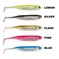 RYUJI REAL FISH 10CM, 4PCS PINK - RYUJI