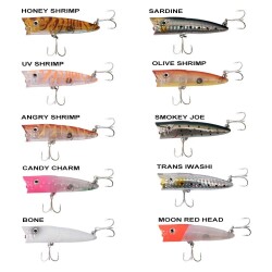 RYUJI SEA POPPER 7CM 8,5GR, HONEY SHRIMP - 2