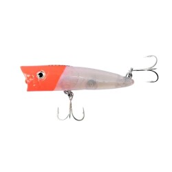 RYUJI SEA POPPER 7CM 8,5GR, MOON RED HEAD - 