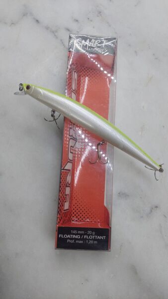 SAKURA SMART MINNOW 145F 20 GR PEARL LEMON - 1