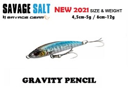 SAVAGE GEAR GRAVITY PENCIL 4.5CM 5GR SARDINE PHP - SAVAGE GEAR