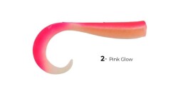 SAVAGE GEAR LB SANDEELCURLTAIL 10CM PINK GLOW BACK - SAVAGE GEAR