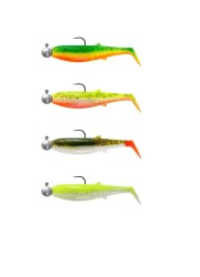 SavageGear Cannibal Shad 10cm 9gr+10gr #3/0 Dark w - SAVAGE GEAR