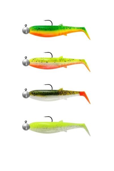 SavageGear Cannibal Shad 6.8cm 3gr+5gr #1/0 Dark W - 1