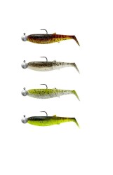 SavageGear Cannibal Shad 8cm 5gr+7.5gr #2/0 Clearw - SAVAGE GEAR