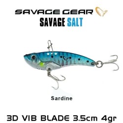 SAVAGE GEAR 3D MINNOW VIB BLADE 3,5CM 4G SARDINE - 1