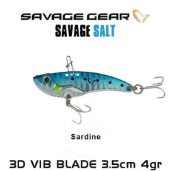 SAVAGE GEAR 3D MINNOW VIB BLADE 4.5CM 8,5GR SARDINE - SAVAGE GEAR