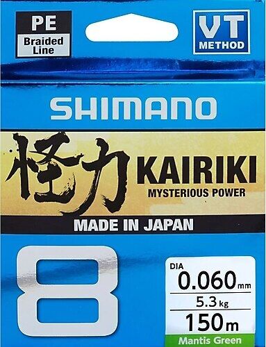 Shimano Kairiki 8 150m Mantis Green0.10mm 6.5kg - 1